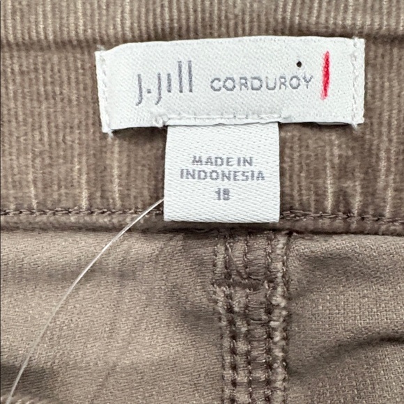 J. Jill Women's Brown Corduroy Boot Cut Jeans - Picture 4 of 9